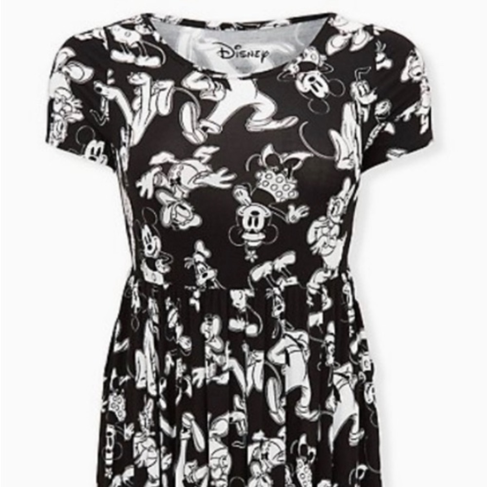 Torrid 2 (2X 18-20)Disney Mickey Mouse & Friends Midi Fit & Flare Skater Dress